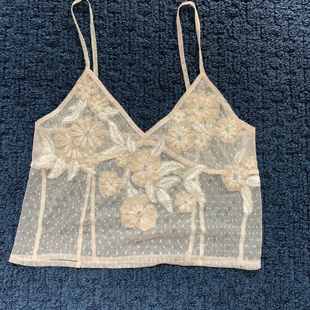 Zara Sheet Crop Tank